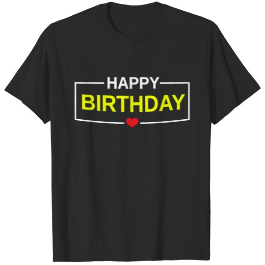 Happy Birthday T-shirt