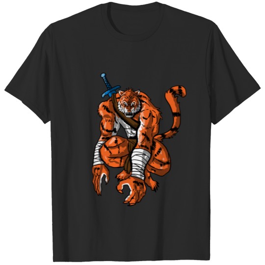Tiger Sword Dominant Hunter Species Animal Gift T-shirt