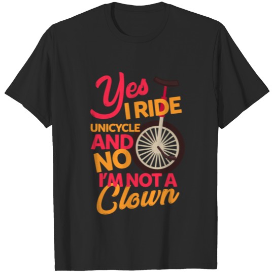 Unicycle Clown T-shirt
