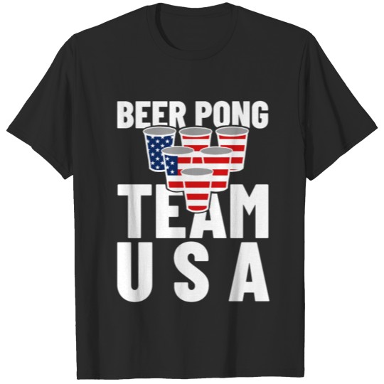 beer pong team usa shirt T-shirt