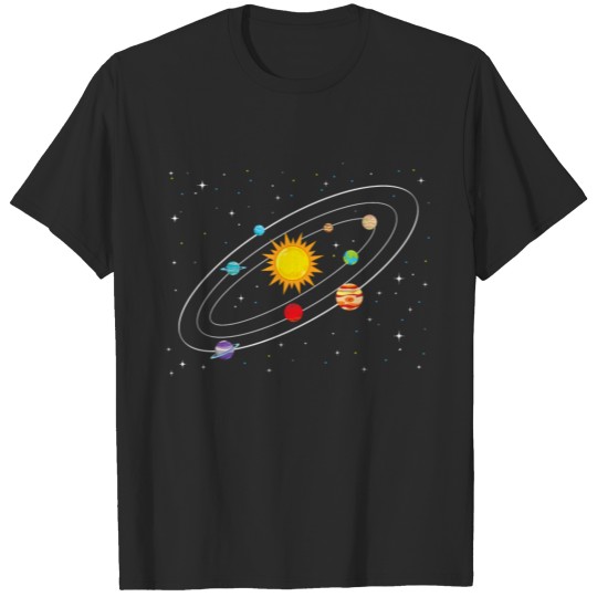Solar System Cool Planets with Earth, Sun as Gift T-shirt