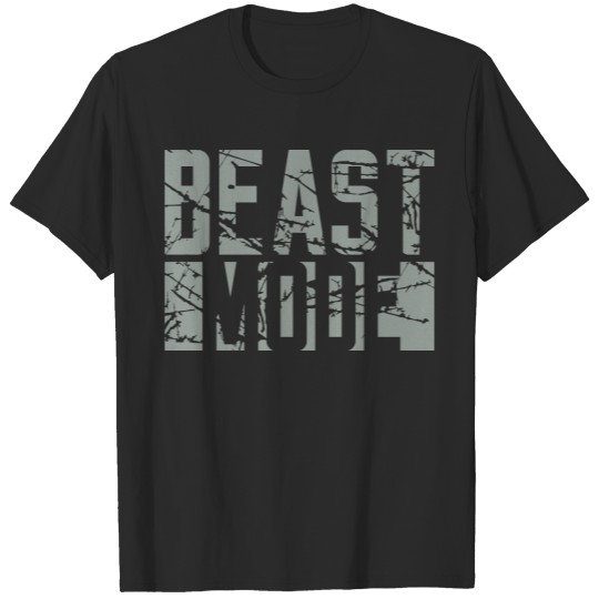 scratch tears stamp design logo monster mode on sw T-shirt