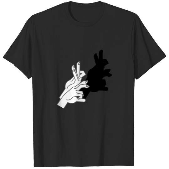 Rabbit Shadow hand puppet T-shirt