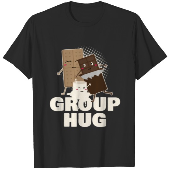 Group Hug Funny Smores Chocolate Marshmallow T-shirt