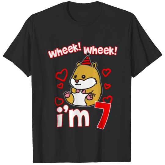 Hamster 7th Birthday T-shirt
