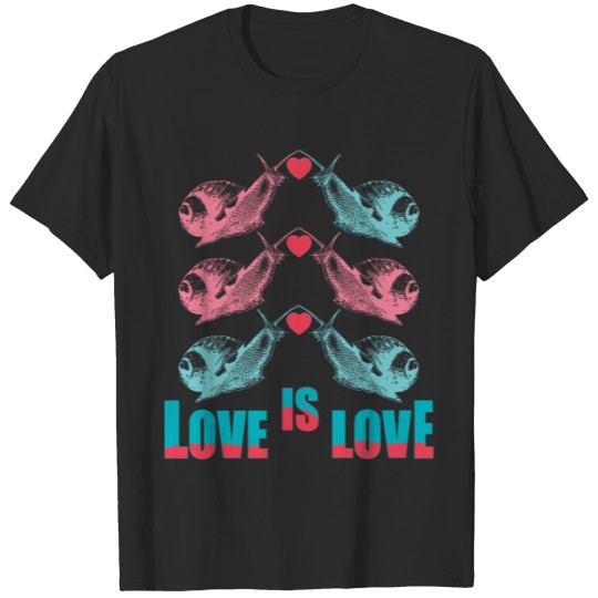 LOVE IS LOVE - DIFFERENT SLUG COUPLES T-shirt