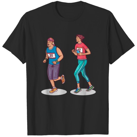 two runner F T-shirt