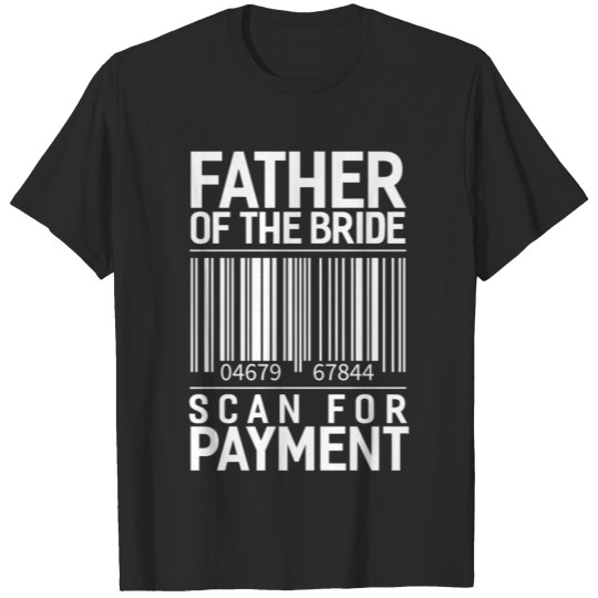 Father Of The Bride Barcode T-shirt