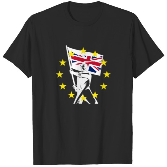 Brexit EU European Union british flag T-shirt