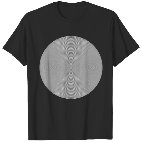 Circular illusion T-shirt