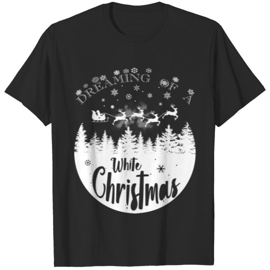 Dreaming of a White Christmas - Snow Globe T-shirt