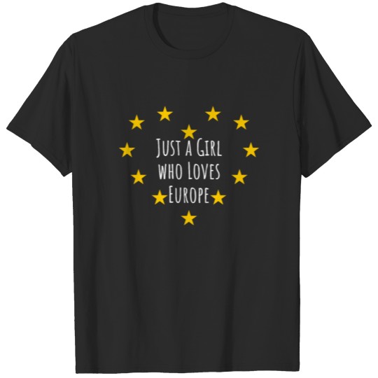 Women's power with a heart for Europe T-shirt