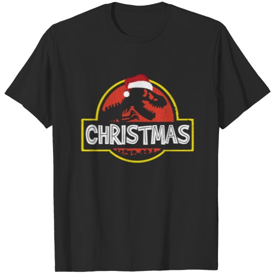 Funny Christmas Dinosaur T-shirt