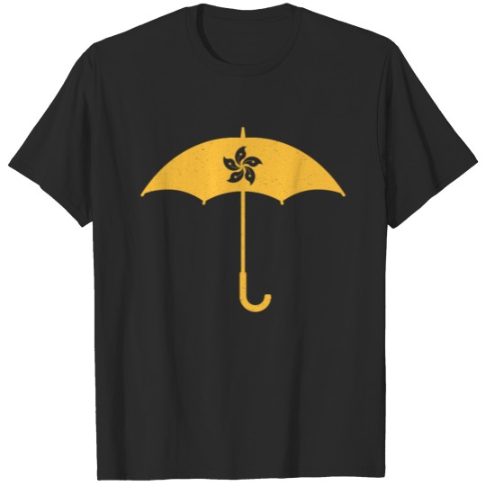 Yellow Umbrella Hong Kong revolt protest no T-shirt