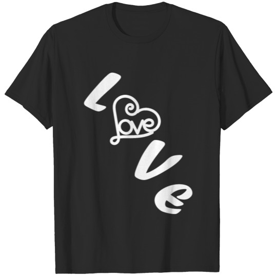 Love heart love T-shirt