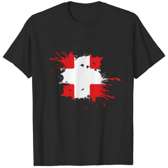 Switzerland flag Swiss flag T-shirt