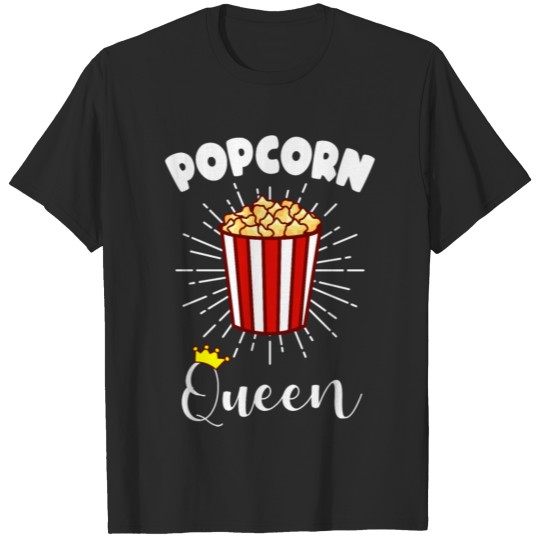 Popcorn T-Shirt Popcorn Costume Popcorn Queen T-shirt