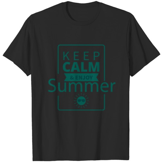 Keep calm summer T-shirt