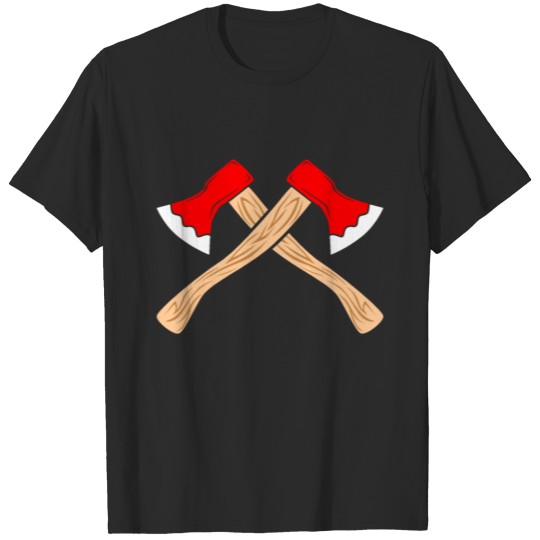 crossed axes T-shirt