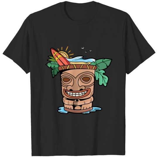 Awesome Tiki Bar Gift Print Hawaiian Island T-shirt