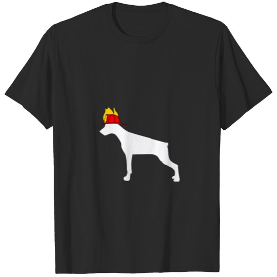 Dog Fire Deparmtent Dogs Firefighter Present T-shirt
