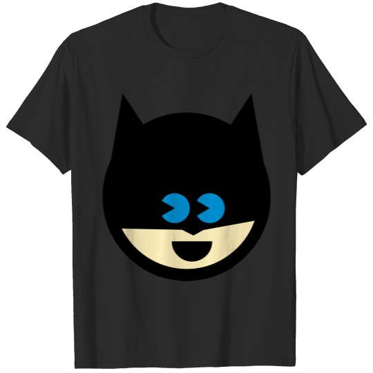 cool bat kid emoticon T-shirt