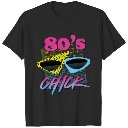 80s Chick Cute Throwback Party T-shirt
