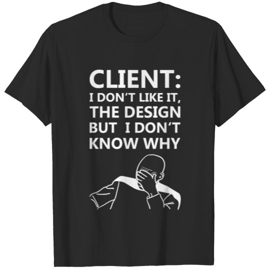 Funny saying for artists, designer Facepalm T-shirt
