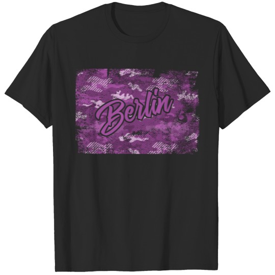 Berlin Pink Camouflage T-shirt