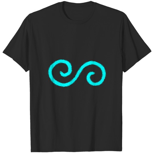 Celtic symbol double spiral connection T-shirt