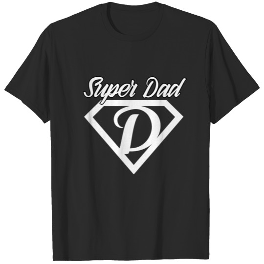 SUPER DAD super hero dad father's day T-shirt