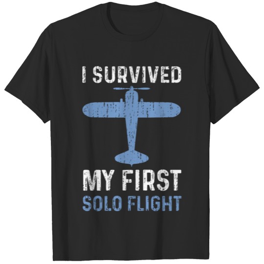 I Survived My First Solo Flight T-shirt