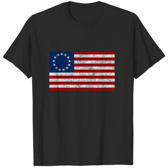 Betsy Ross Flag First American Flag USA Patriot T-shirt