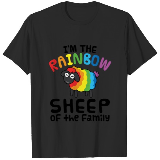 Gay Pride Rainbow Shirt - Rainbow Sheep T-shirt