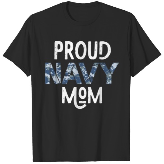 Proud Navy Mom T-shirt