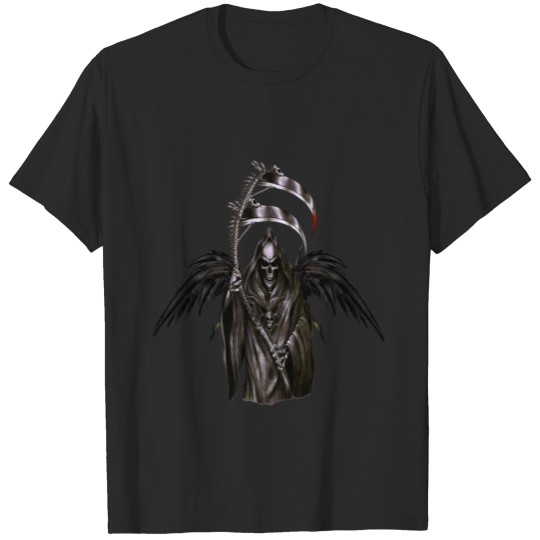 Grim Reaper Design T-shirt