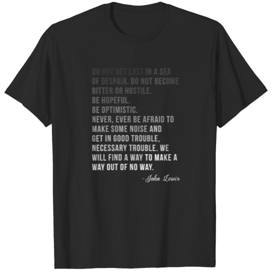 Womens Congressman Lewis Civil Rights Hero Quot T-shirt