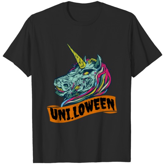 UNI-LOWEEN : Unicorn Halloween Gifts Idea T-shirt