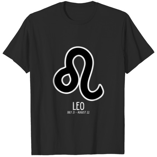 Astrological symbol lion T-shirt