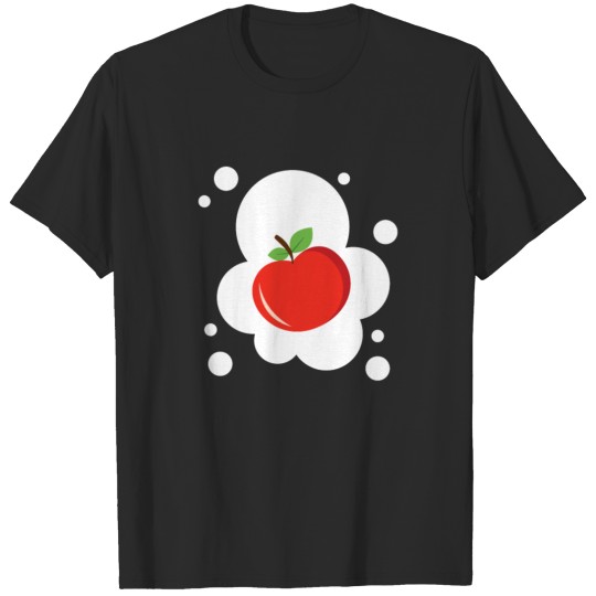 cartoon apple fruit funny tshirt T-shirt