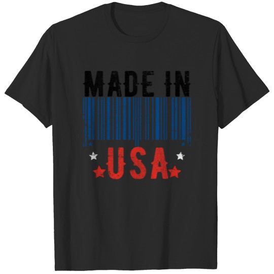 Made in USA Born In United States T-shirt