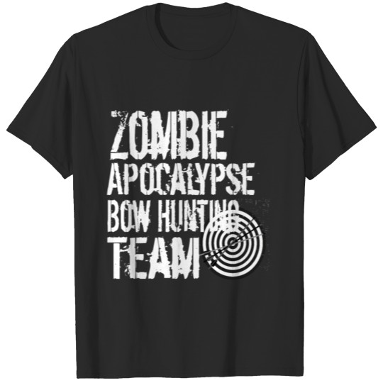 Archery Crossbow Arrow and Bow Zombie Hunting Gift T-shirt