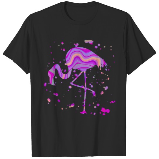 Flamingo swirl T-shirt