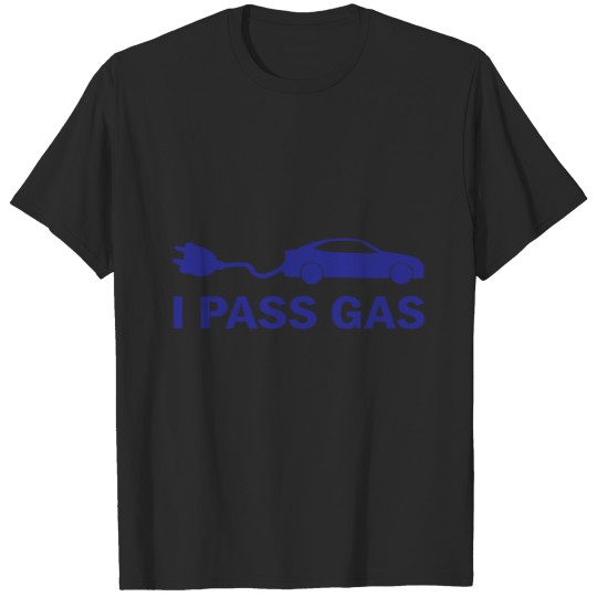Electric car gasoline nature saying gift T-shirt