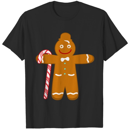 Gingerbread man goes hiking T-shirt
