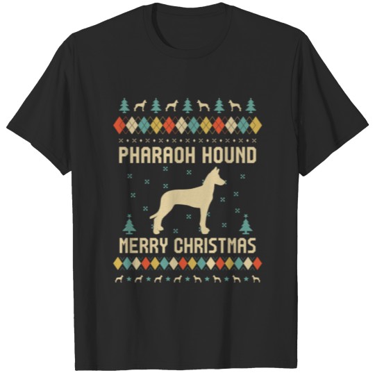 PHARAOH HOUND Funny Ugly Sweater Vintage Retro for T-shirt