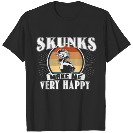 Skunk America animals gift T-shirt