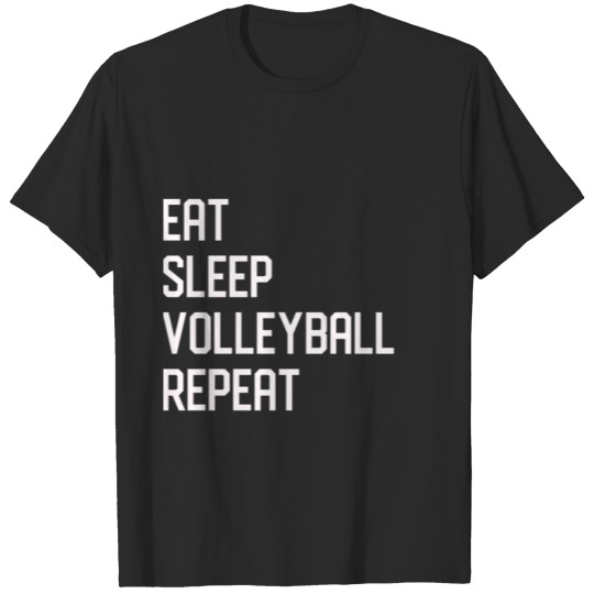 Eat Sleep Volleyball Repeat T-shirt
