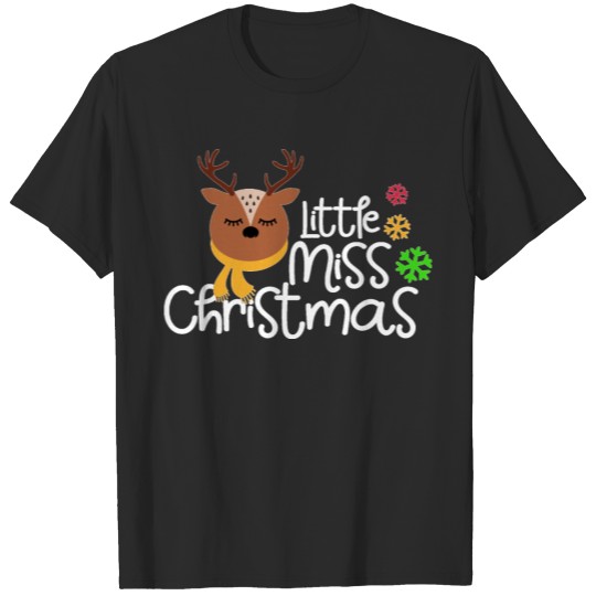 little miss christmas T-shirt