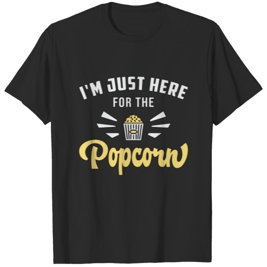 Popcorn Day Movie Snack Pop Film Cinema Gift Idea T-shirt